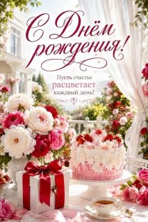 день рождения девушке женщине подруге сестре