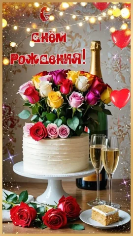 день рождения розы шампань