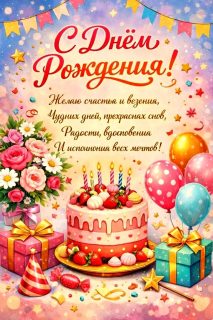 день рождения универсальное