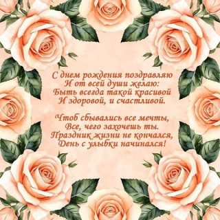 день рождения женщине девушке