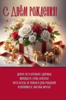 день рождения женщине девушке