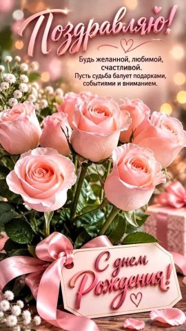 день рождения девушке женщине подруге